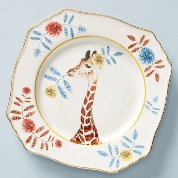 Anthropologie Lou Rota Nature Menagerie Side Plate. - Picture 1 of 4